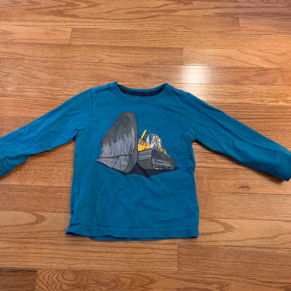 Gymboree Long Sleeve Bulldozer Shirt